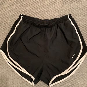 Nike black running shorts